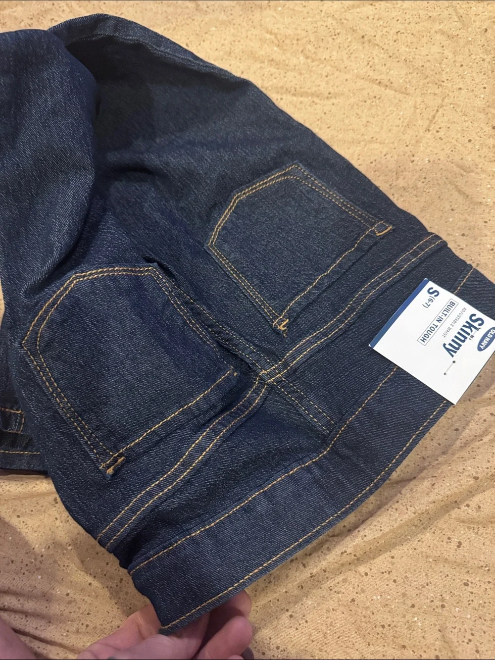 Dark blue skinny jeans small